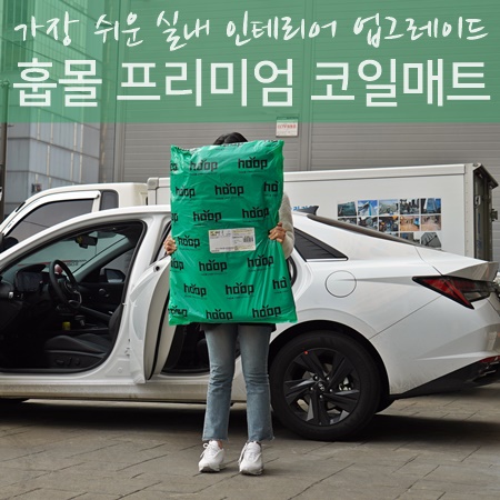 현대 아반떼 순정<b>매트</b> vs 훕몰 자동차 <b>코일매트</b>