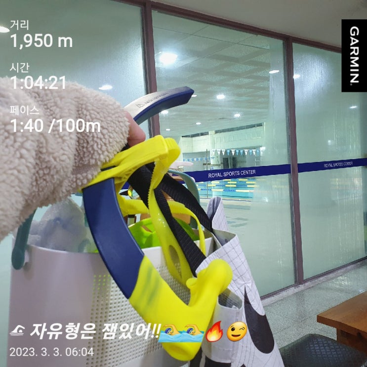  [수영일기] 3월 3일 자유형은 잼있어!