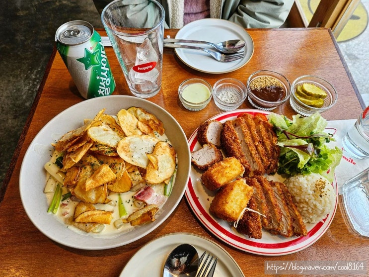  포항 장성동 맛집, 해피크림세트 청양크림볶이 돈까스플레이트 맛집, 해피치즈스마일 포항장성점
