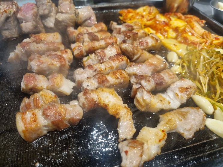  여수 무선 삼겹살 맛집 다리미삼겹살
