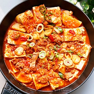 백종원 참치 두부조림 양념장 만들기 간단한 두부요리 감자 두부조림 레시피