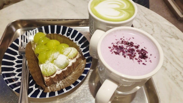  부산 광안대교 야경이 멋진 타르트 맛집 카페 오뜨 광안비치점
