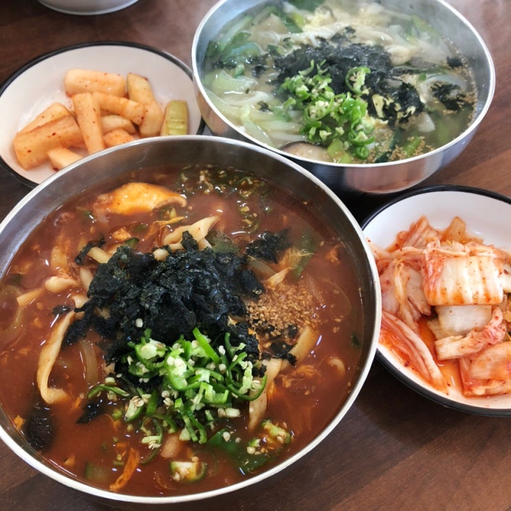  강릉 장칼국수 현지인 맛집 나운칼국수 존맛 킹정