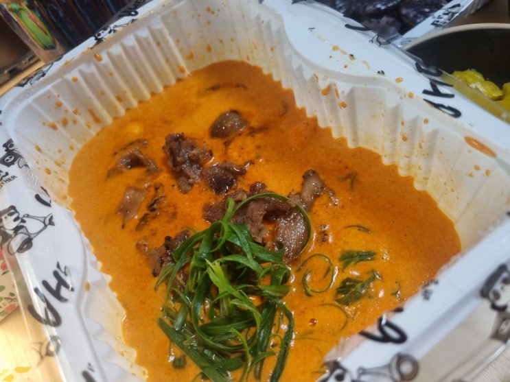 배떡 로제숯불떡볶이 세트 배달 후기!!
