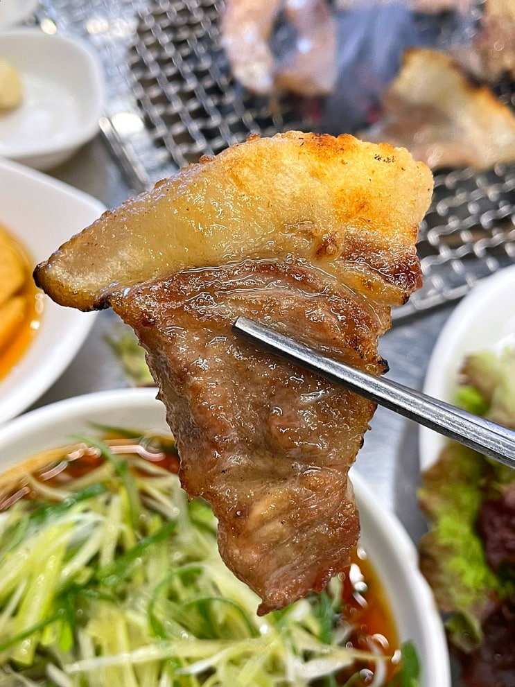  신사동 가로수길 고기집 묻지마 맛집 - 원조마포소금구이 강남점