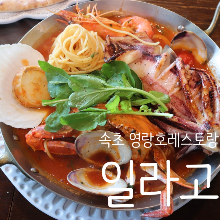  영랑호뷰 속초 파스타 맛집 [ 속초 일라고 ] : 속초피자, 속초파스타, 속초샐러드