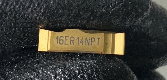 나사 인서트 미터 인치 PT PF 팁 ISO 규격 나사산 피치 선택 방법 : 네이버 블로그