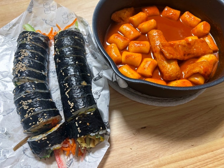 사과떡볶이 밀키트 쌀떡 조금매운맛 내돈내산 스타필드 팝업스토어 구매