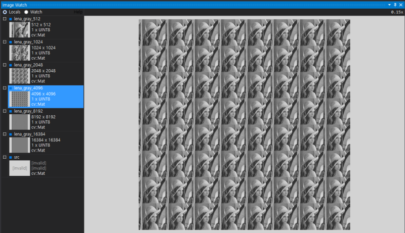 [OpenCV][C++] cv::Mat 클래스 총정리(3) - 원소 ( 픽셀 ) 접근 속도 분석 빠른 확인 matrix 테스트 ...
