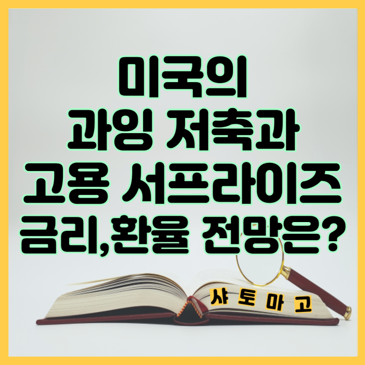  미국의 과잉 저축과 고용 서프라이즈: 금리, 환율전망