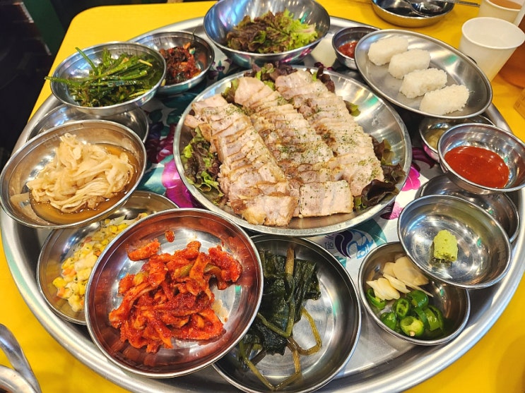 잠실 방이동맛집 완미족발 서울방이점 한상 보쌈 존맛탱