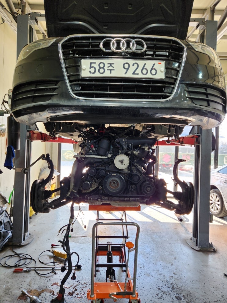  아우디 3.0tdi 부조 압축불량 용인수입차 정비 수원 수입차 정비