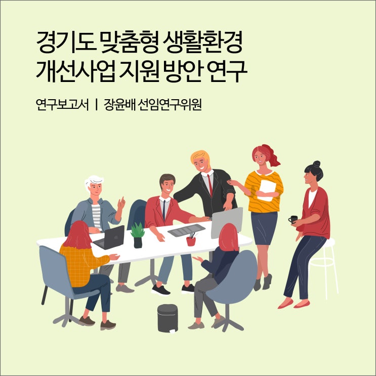  경기도 맞춤형 생활환경 개선사업 지원 방안 연구 [경기연구원 연구보고서]