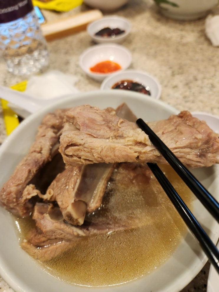 싱가포르 추천 맛집 돼지갈비탕 송파 바쿠텐 주얼 창이점