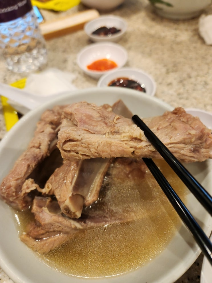  싱가포르 추천 맛집 돼지갈비탕 송파 바쿠텐 주얼 창이점