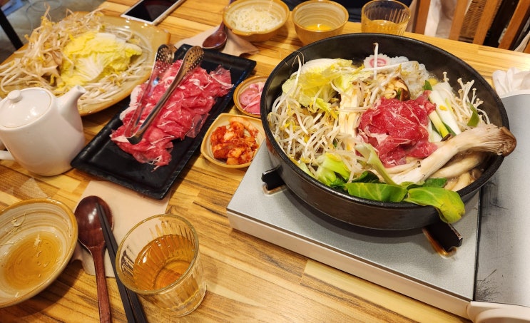 잠실 담소 스키야키를 먹어보다 () +메뉴판 잠실 담소 스키야키를 먹어보다 () +메뉴판