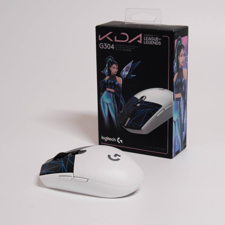  로지텍 G304 KDA 무선 마우스 개봉 및 사용