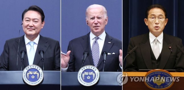尹, 기시다·바이든과 연쇄회담 전망…한미일 삼각공조 내실 주력 尹, 기시다·바이든과 연쇄회담 전망…한미일 삼각공조 내실 주력