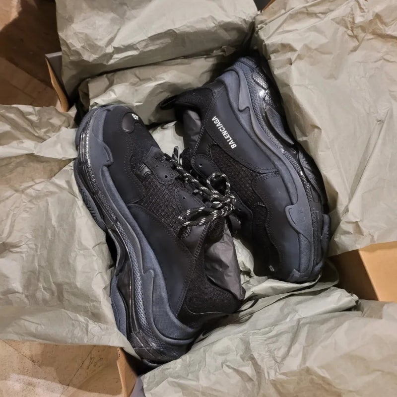 발렌시아가 트리플S 클리어솔 블랙 운동화 TRIPLE S CLEAR SOLE 구매후기