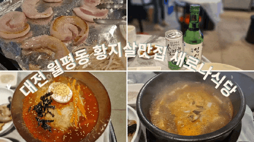 대전 월평동 고기집 새로나식당 대전황지살 맛집 인정