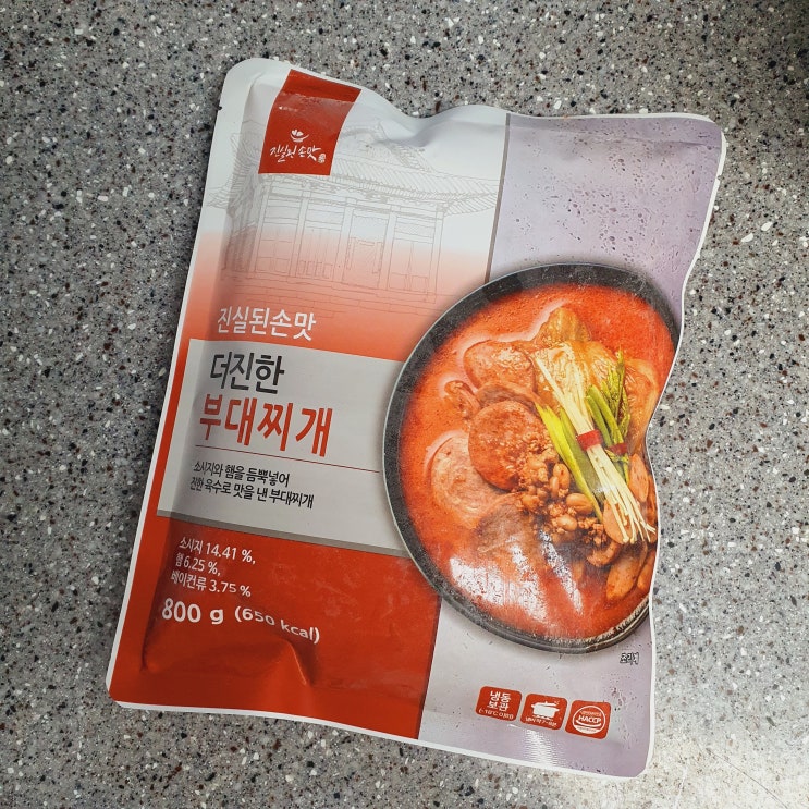  진실된손맛 더진한부대찌개 800g