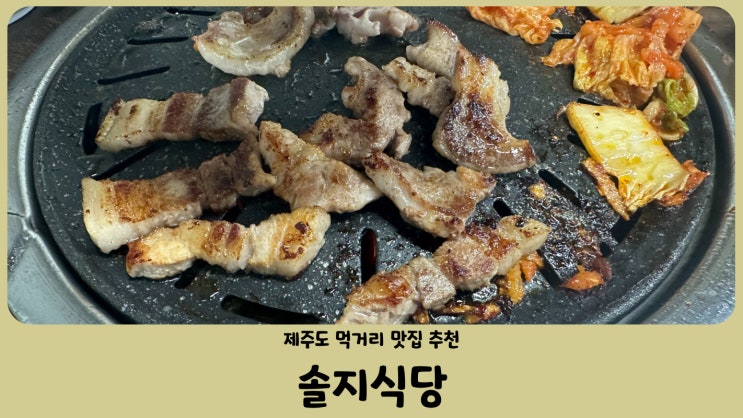  제주 먹거리 제주공항 근처 맛집 솔지식당 (멜조림에 반하다)