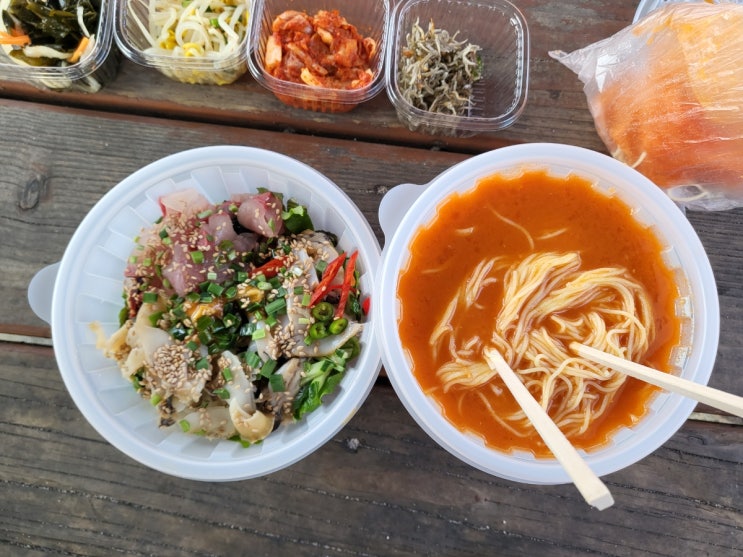  MZ의 성지 제주 애월 물회 맛집 반딧불한담