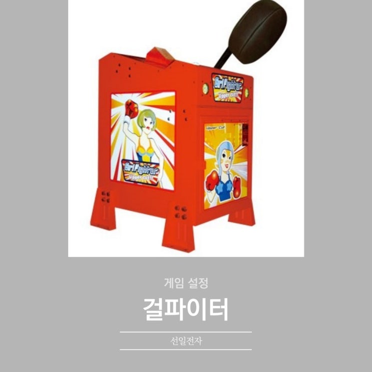  걸파이터 게임설정