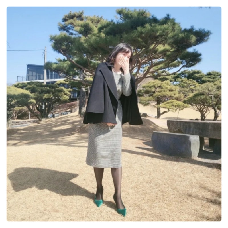 여성코트추천/JJ지고트 케이프 하프코트, 울코트