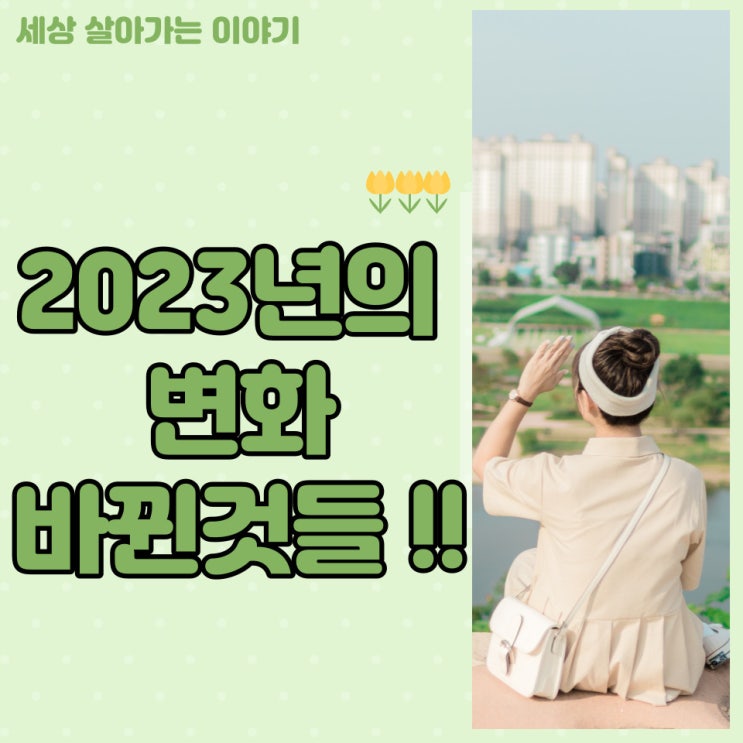  [해운대옥돌미] 2023년의 변화, 2023년에 바뀐 것들, 오른 것들