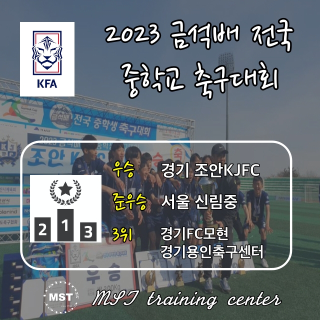 2023 금석배 전국중학생 축구대회