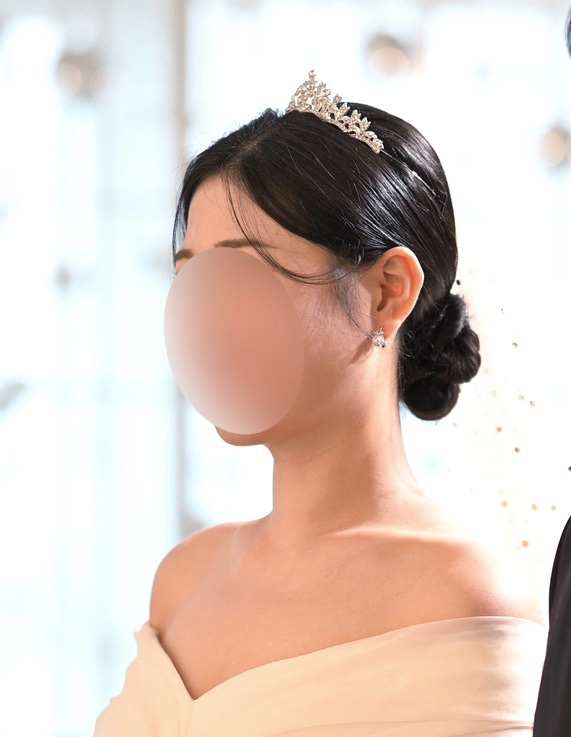  알루청담 본식헤어 애교머리 앞머리 로우번 지속력 후기 (하람부원장님)