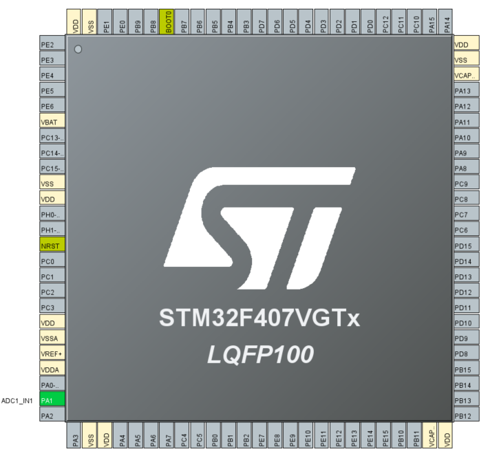 STM32F4 ADC Interrupt 예제 Code