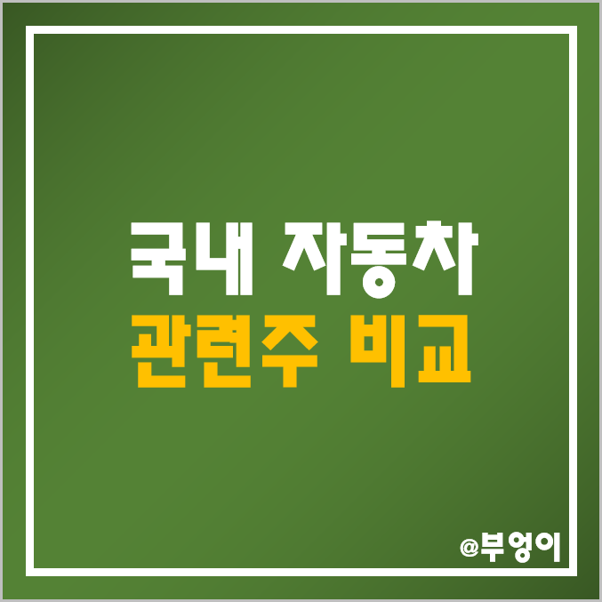 국내 대표 자동차 관련주 비교 : 현대차 현대자동차 기아 쌍용 자동차 현대모비스 한온시스템 HL만도 쌍용차 현대위아 주식 주가 배당금 시가총액 목표가 수익률 순위 국내 대표 자동차 관련주 비교 : 현대차 현대자동차 기아 쌍용 자동차 현대모비스 한온시스템 HL만도 쌍용차 현대위아 주식 주가 배당금 시가총액 목표가 수익률 순위