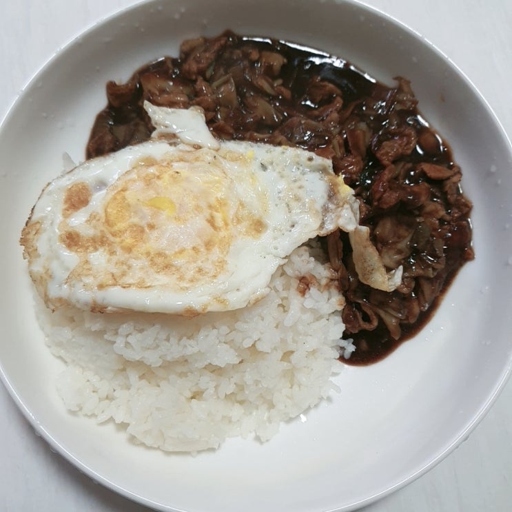  짜장 만들기