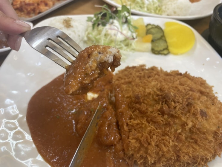  직장인의 점심 신안동 맛집 고밥국밥에서 돈까스