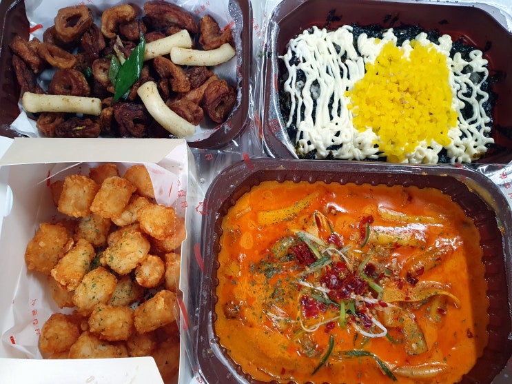  삼첩분식 메뉴 마라로제떡볶이 맵기 막창 조합 최고