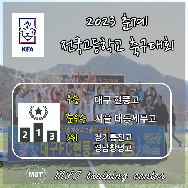 2023 춘계 전국 고등 축구대회