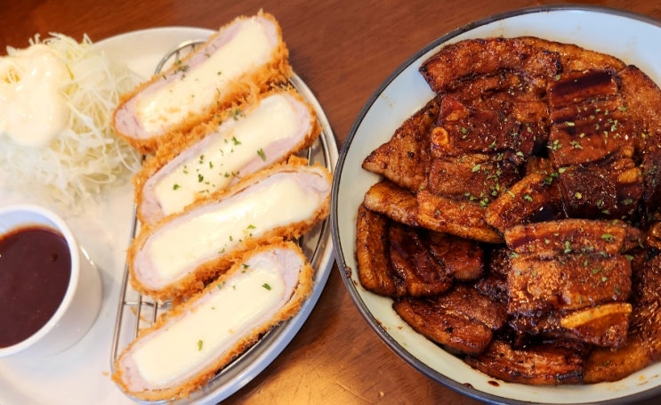  서산 호공 맛집 호연당 수제 치즈돈까스와 숯불향 가득한 일식 부타동