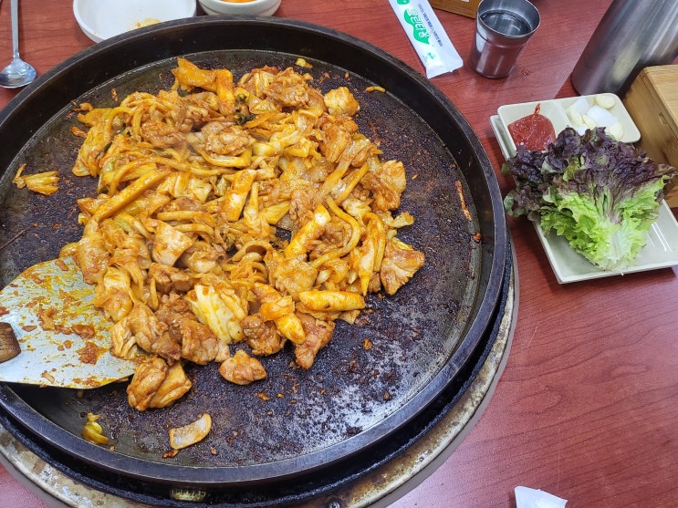  춘천맛집 현지인추천 닭갈비 '일점오닭갈비(1.5닭갈비)' 후기 (메뉴, 대기, 주차)