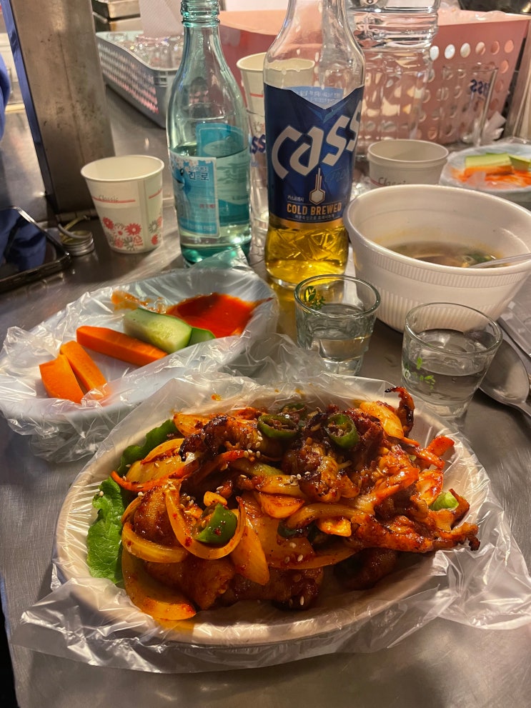  신촌 거리의 리얼 찐 포장마차 [장대포 포장마차]와 이름없는 포장마차도 리뷰