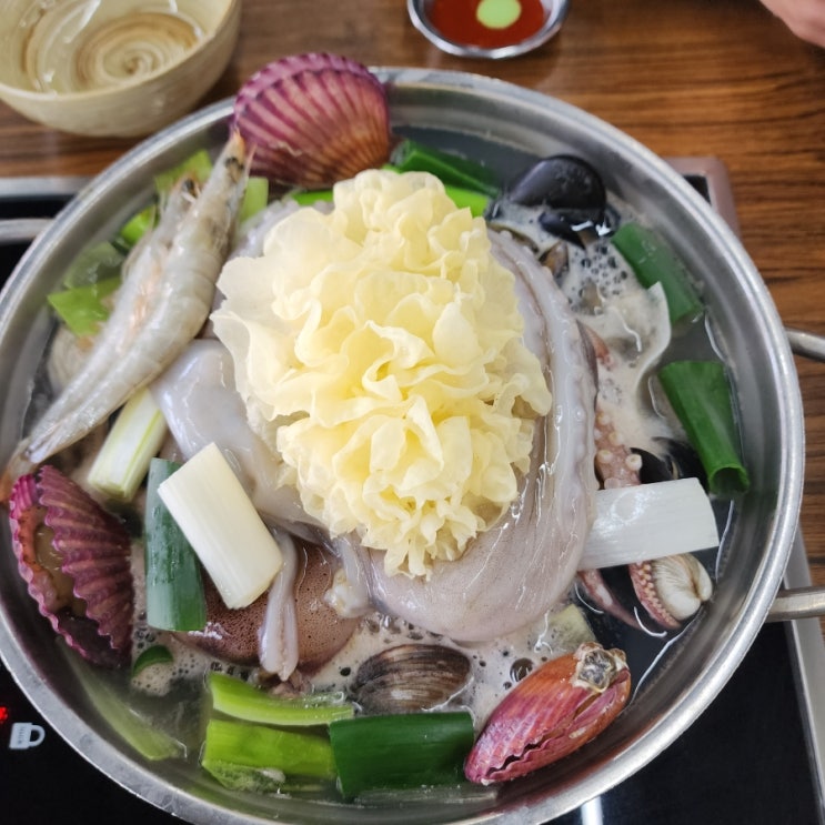  [청주]  비파해물칼국수 / 해산물을 이렇게 많이 준다고?