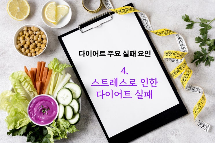  스트레스로 인한 다이어트 실패