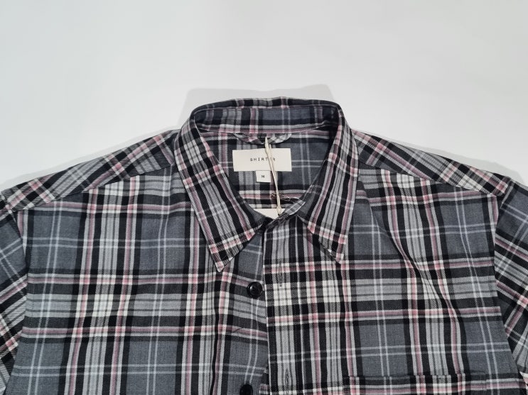  셔터 울 투 포켓 셔츠 체크 그레이 리뷰ㅣSHIRTER 체크 셔츠 추천, 사이즈, 코디