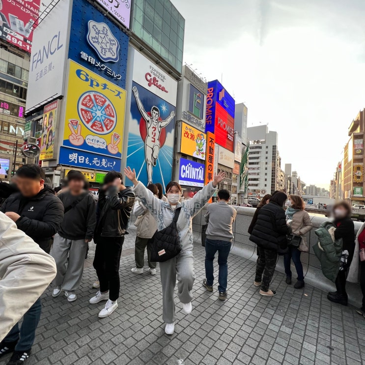  오사카 여행기록 @ 간사이공항, 홀리데이 인 오사카 난바, 토미타규카츠, 가차샵, 길거리음식, 글리코상