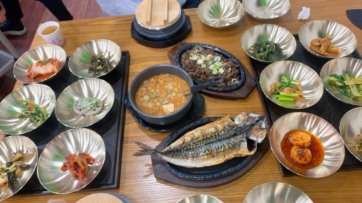 경복궁 근처 맛집, 꽃누리들밥 경복궁점 (집밥 넉낌 안국역 한식 식당)