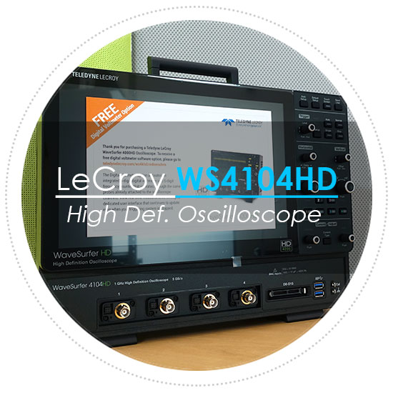  Oscilloscope / 오실로스코프 입고 소식 - 르크로이 WS4104HD - 4Ch High Def. Oscilloscope