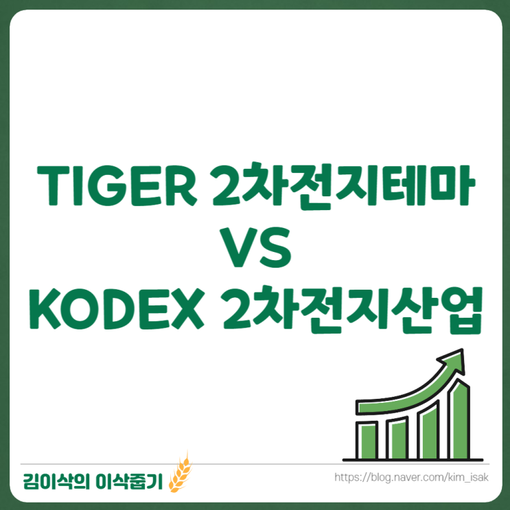  이차전지 ETF TIGER 2차전지테마 KODEX 2차전지산업