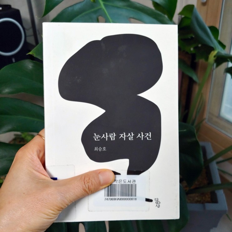 눈사람 자살 사건 최승호 지음 ( feat. 인생을 비유한 심오한 철학책)
