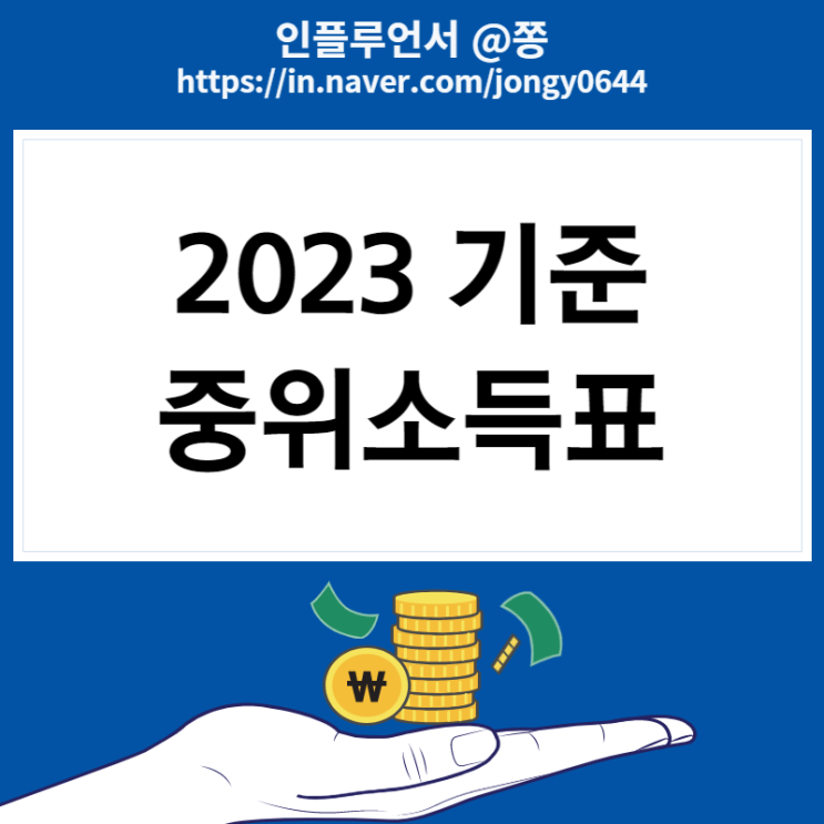 2023 가구소득 중위 180% (생계, 의료, 주거, 교육급여별 선정기준표)